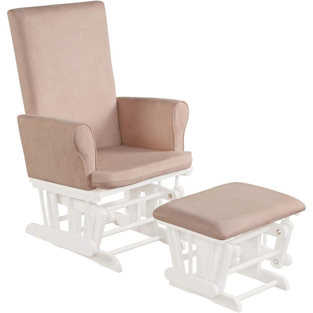Baby Nursery Glider - Baby Glider and Ottoman Cushion Set,