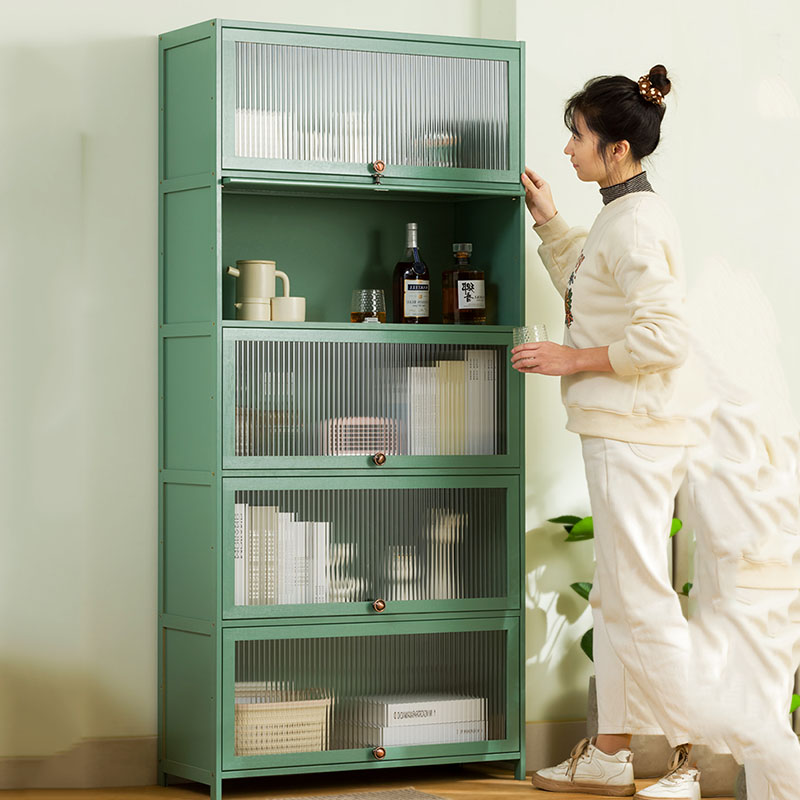 Baby Nursery Bookshelf - Multi Layer Storage Organizer Cabinet with