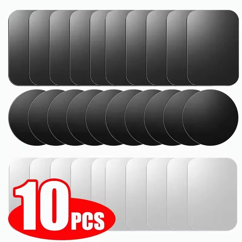 Mobile Hanger Arm - 5/10pcs Magnetic Metal Plate Disk Car