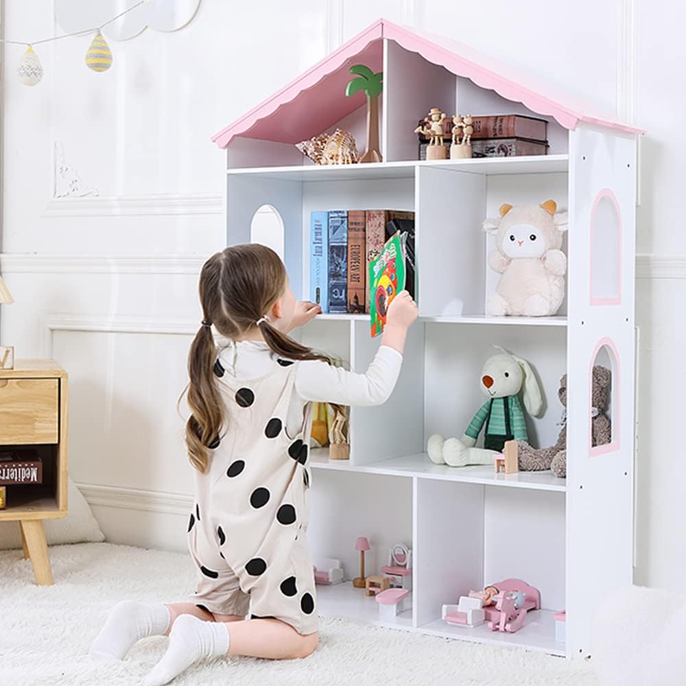 Baby Nursery Bookshelf - Kids Bookshelf and Toy Storage, Toddler