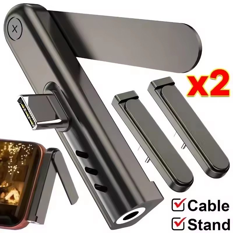 Mobile Hanger Arm - 2/1PCS Portable USB C To 3.5mm