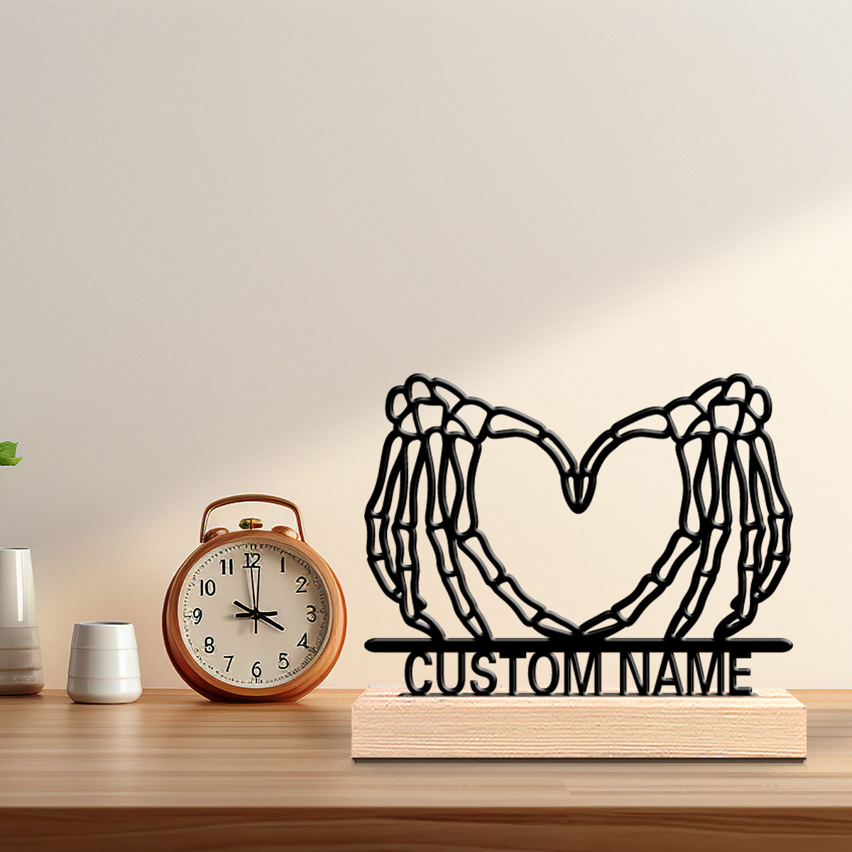 Baby Nursery Art - 1pc Cute Personalized Custom hand heart
