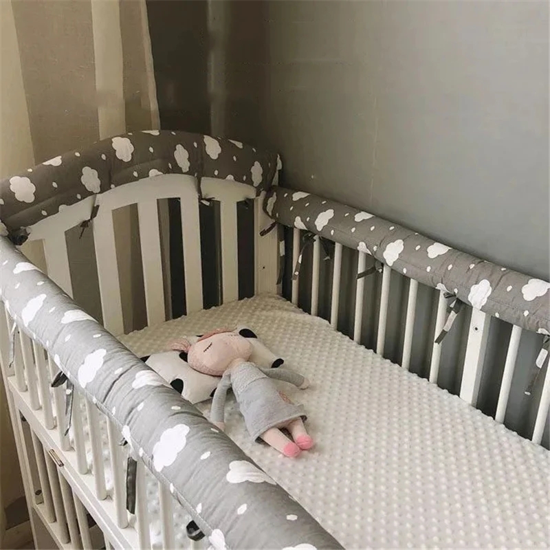 Baby Nursery Glider - Cartoon Baby Anti-collision Guardrail Soft Wrapping