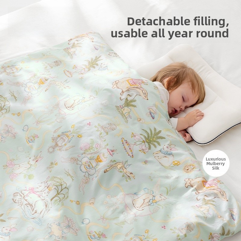 Baby Quilt Pure Cotton Silk  B - Baby Nursery Temperature review and price