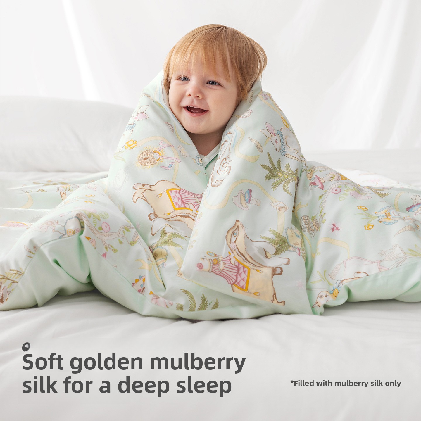 Baby Quilt Pure Cotton Silk  B - Baby Nursery Temperature review and price