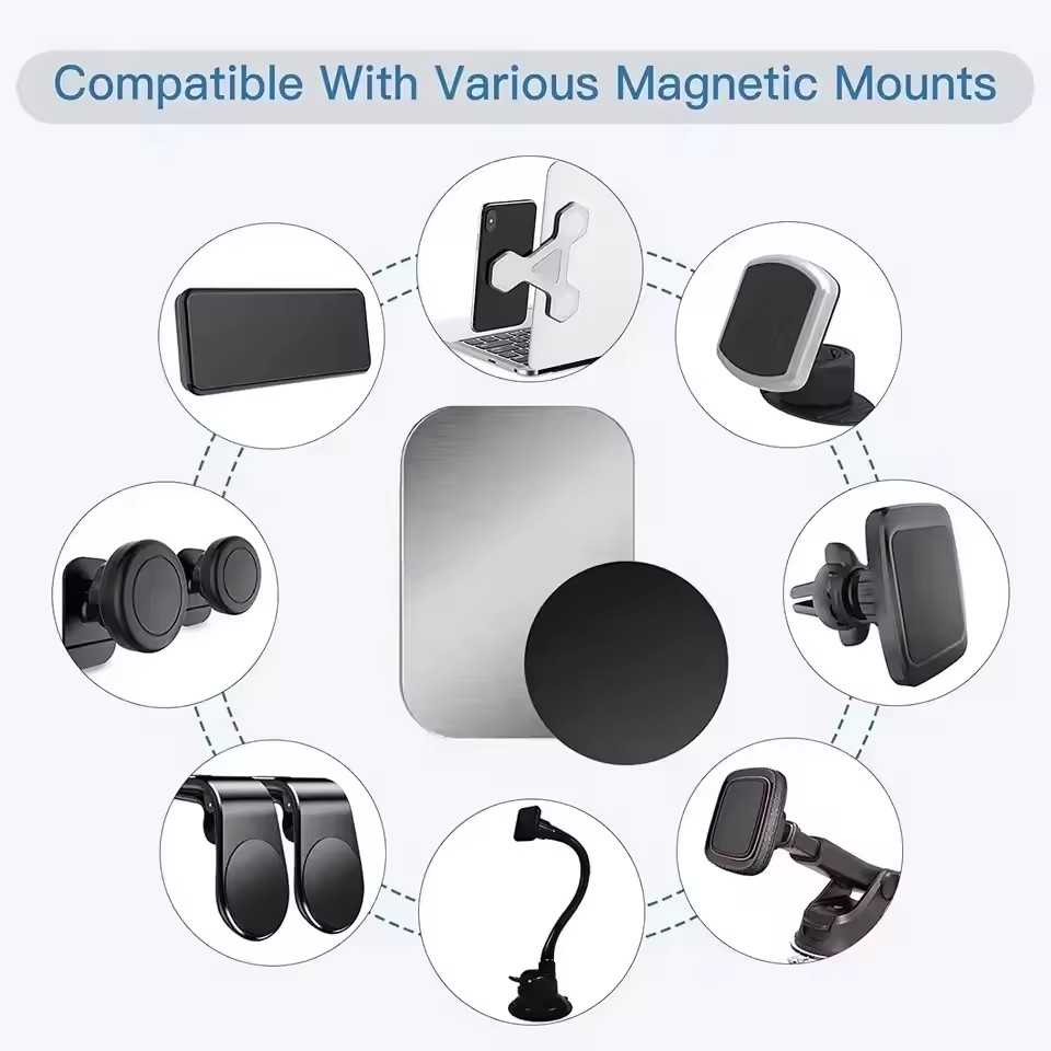 5/10pcs Magnetic Metal Plate D - Mobile Hanger Arm review and price