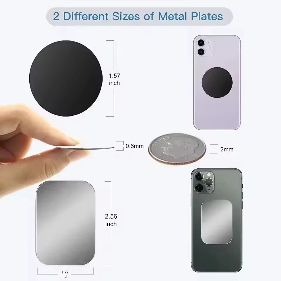 5/10pcs Magnetic Metal Plate D - Mobile Hanger Arm review and price