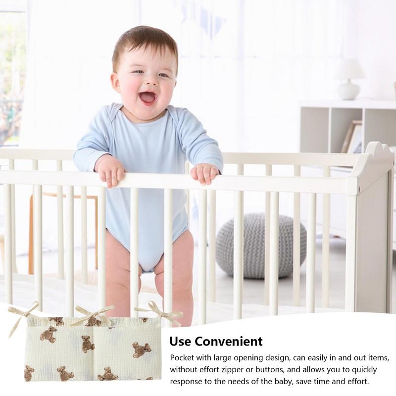Baby Crib Organizer Cot Caddy  - Animals Baby Nursery review and price