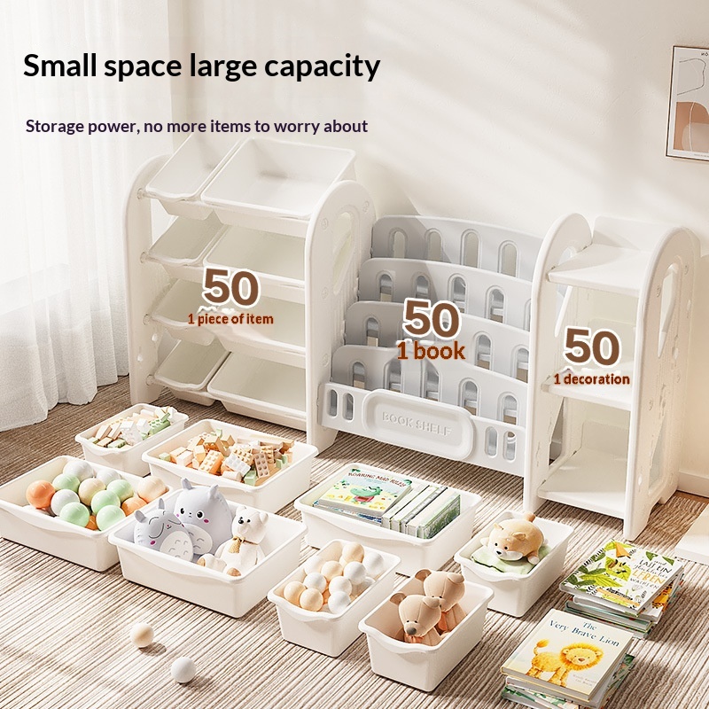 Kids Toy Storage Rack Organize - Baby Nursery Bookshelf review and price