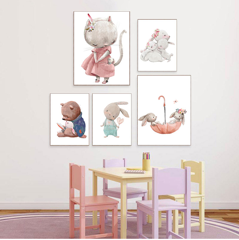 1PC frameless decorative art p - Animals Baby Nursery review and price