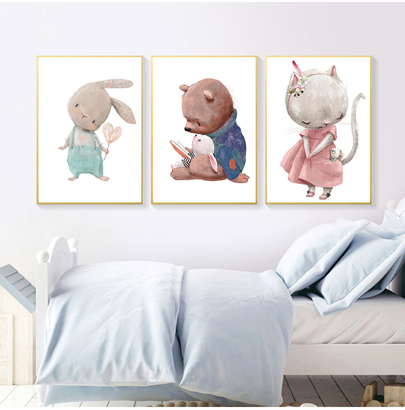 1PC frameless decorative art p - Animals Baby Nursery review and price