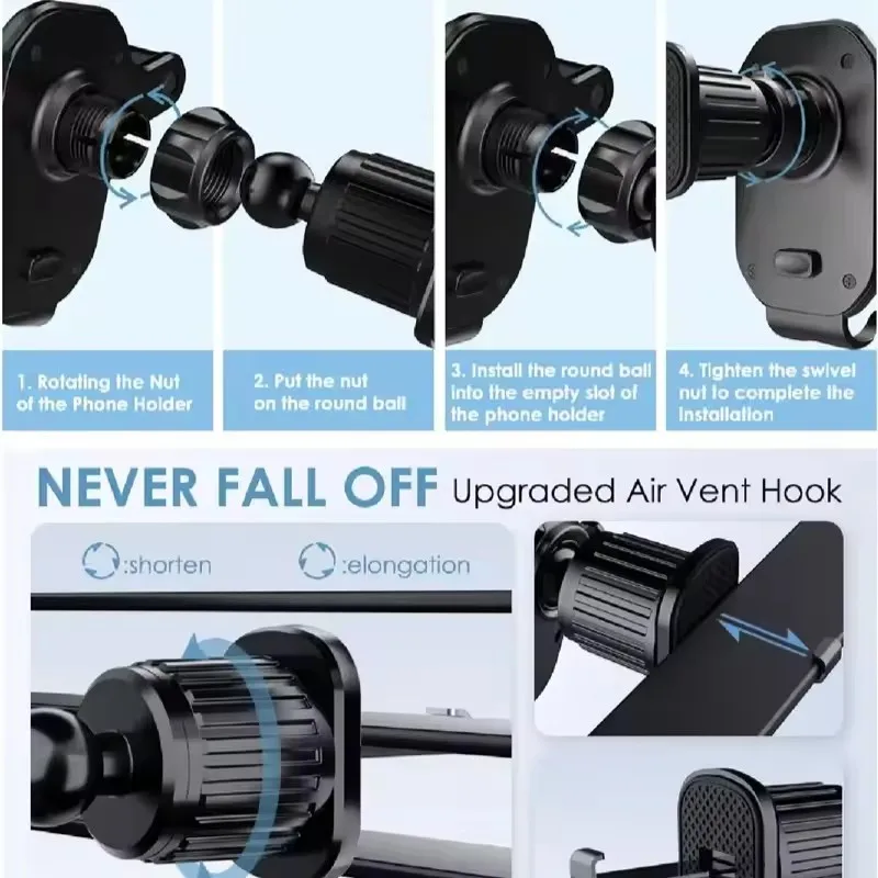 Car Phone Holder Car Air Vent  - Mobile Hanger Arm review and price