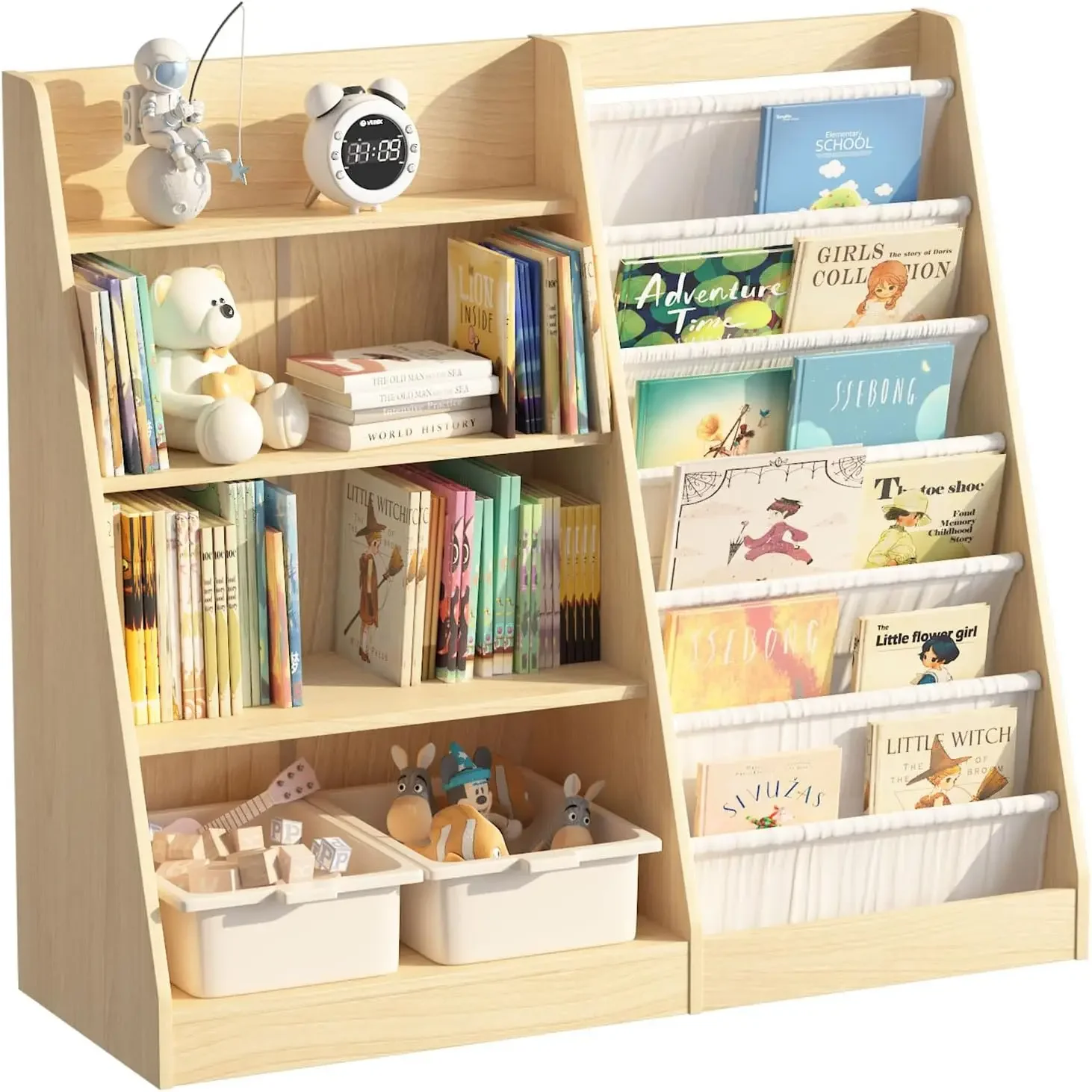 4 Tier Kids Bookshelf Baby Tod - Baby Nursery Bookshelf review and price