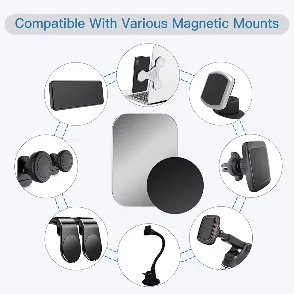 5/10pcs Magnetic Metal Plate D - Mobile Hanger Arm review and price