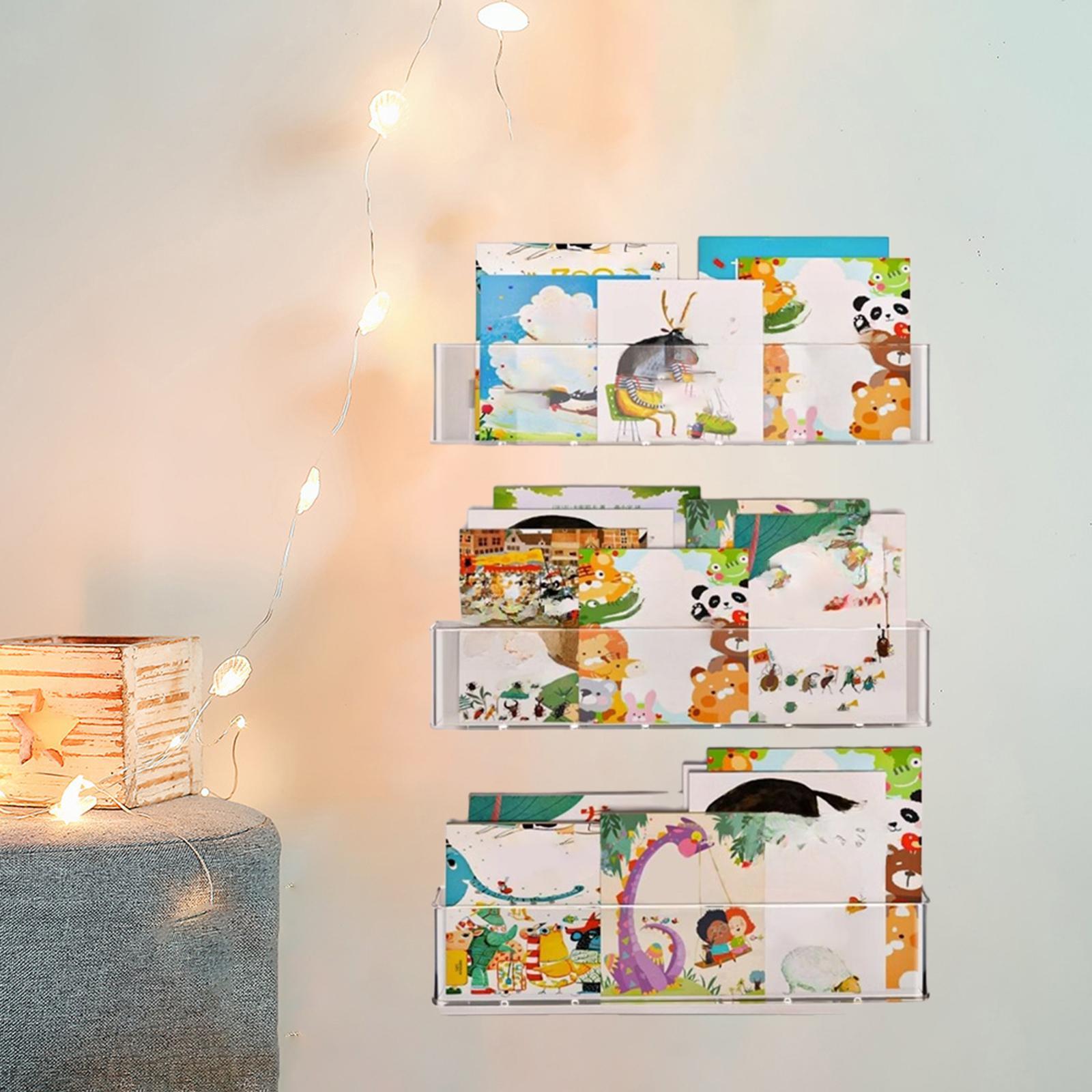 3x Floating Book Shelves Class - Baby Nursery Bookshelf review and price
