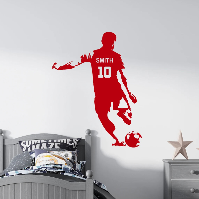 Personalized Soccer Player Nam - Baby Nursery Vinyl review and price