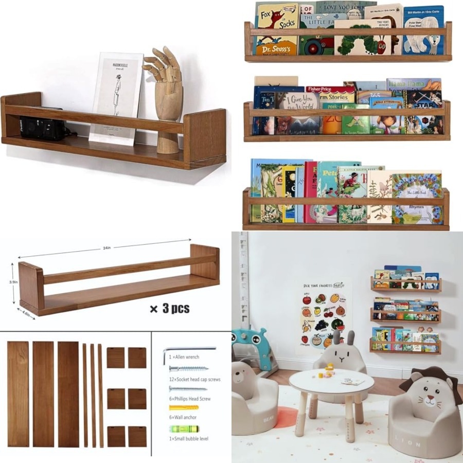 Nursery Shelves Floating Book  - Baby Nursery Bookshelf review and price