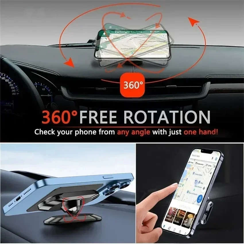 360° Magnetic Car Phone Holder - Mobile Hanger Arm review and price