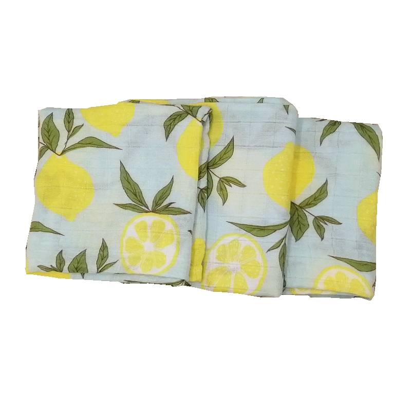 Print Bamboo Cotton Fabric 3pc - Swaddle Blanket Muslin review and price
