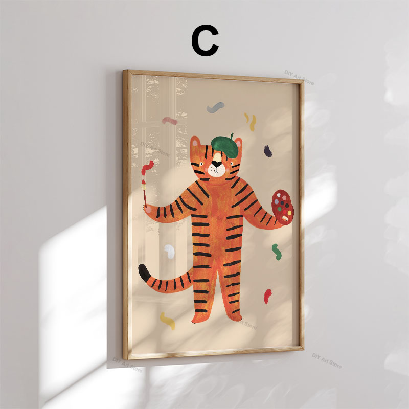 Funny Cartoon Animal Nursery W - Baby Nursery Prints review and price