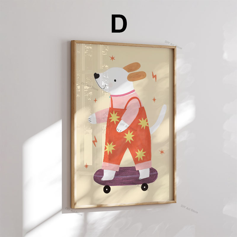 Funny Cartoon Animal Nursery W - Baby Nursery Prints review and price