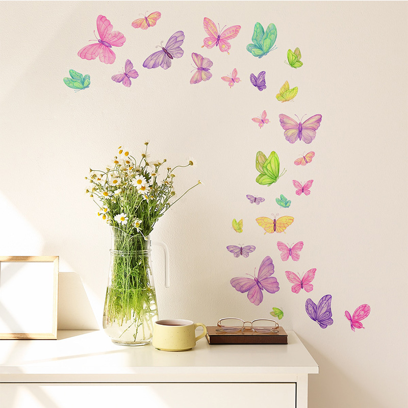 Romantic butterfly Wall Sticke - Baby Nursery Vinyl review and price