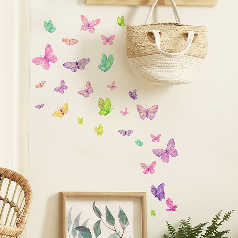Romantic butterfly Wall Sticke - Baby Nursery Vinyl review and price