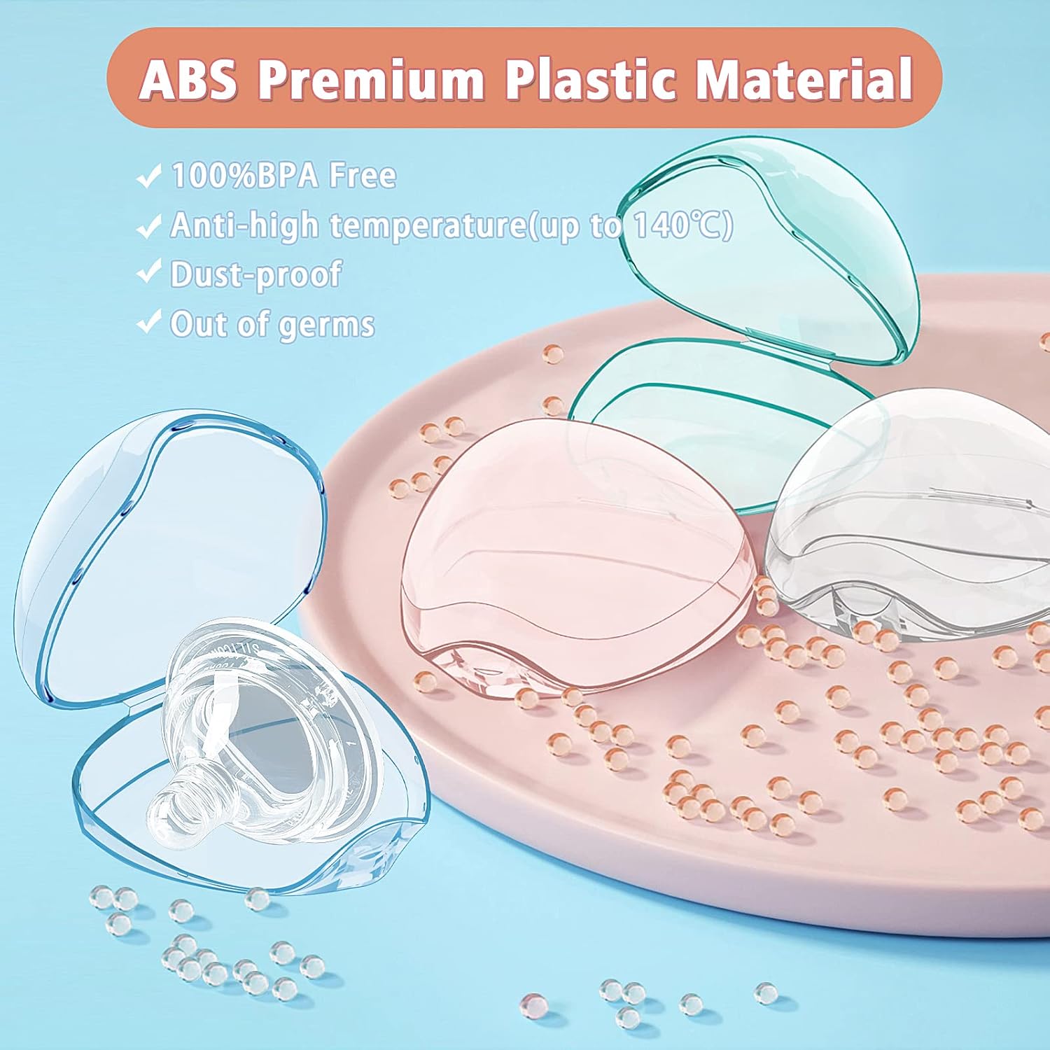 Pacifier Holder - 2/4 Pcs Trav - Pacifier Sterilizer Case review and price