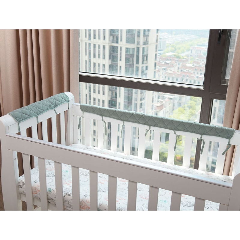 Cotton Crib Bumper Protection  - Baby Nursery Glider review and price