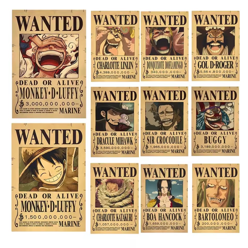 Anime One Piece Bounty Wanted  - Baby Nursery Vinyl review and price