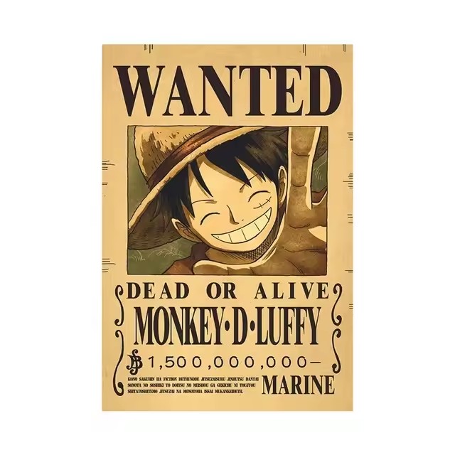 Anime One Piece Bounty Wanted  - Baby Nursery Vinyl review and price