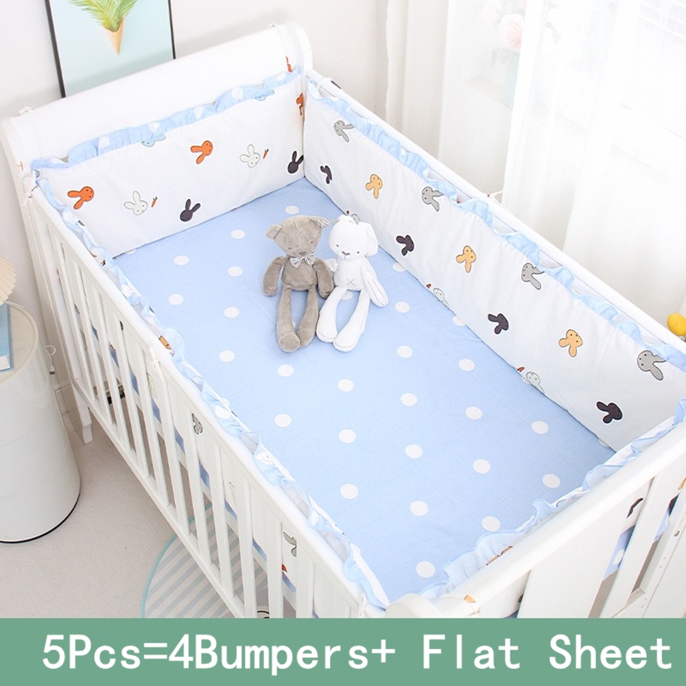 5Pcs Crib Bedding Set Girl Bab - Baby Nursery Decor Girl review and price