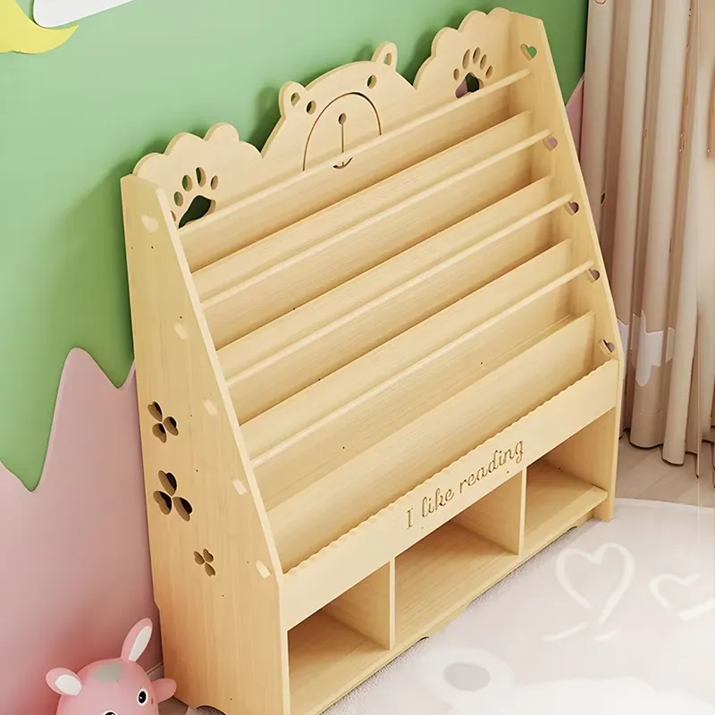Wooden Bookshelf for Kids Room - Baby Nursery Bookshelf review and price