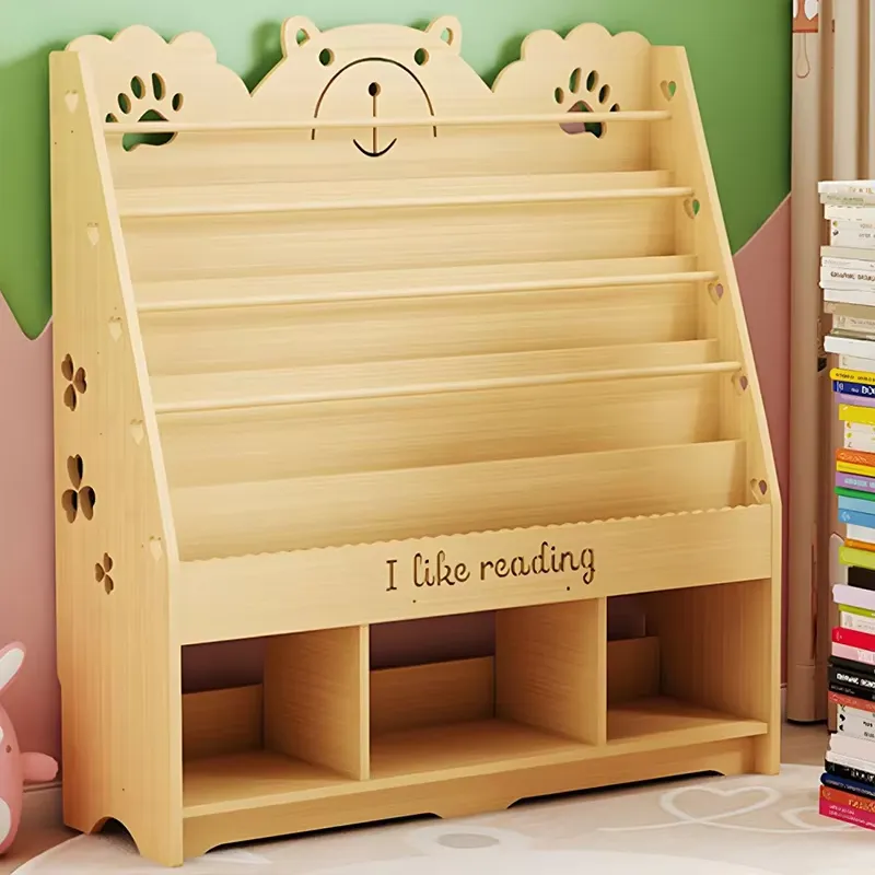 Wooden Bookshelf for Kids Room - Baby Nursery Bookshelf review and price