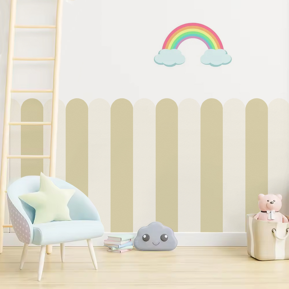 Multicolor Vertical Striped Ar - Baby Nursery Vinyl review and price
