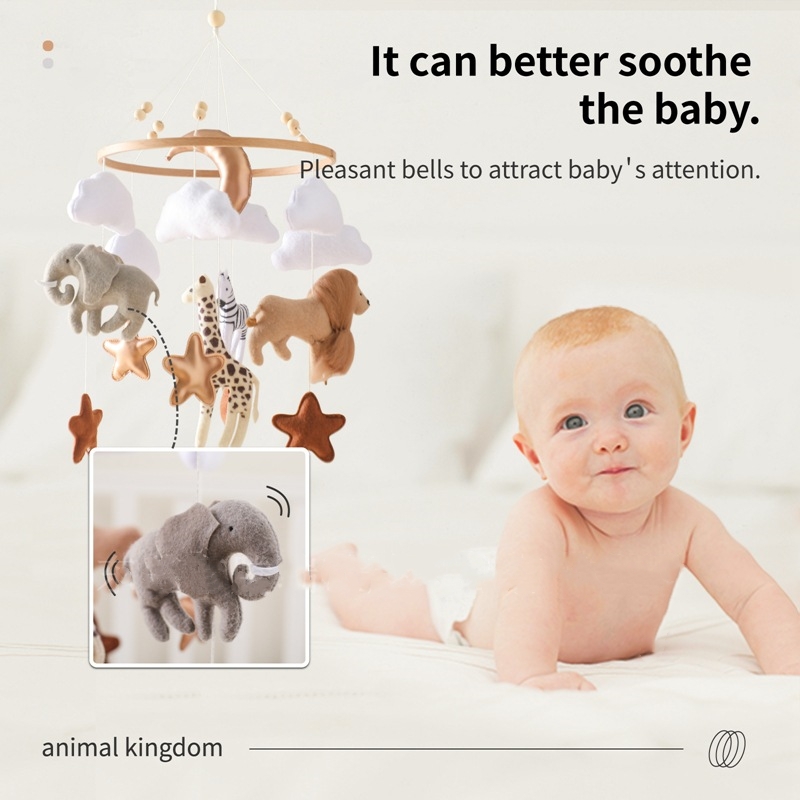 Hot Sale Nordic Handmade Felt  - Animals Baby Nursery review and price